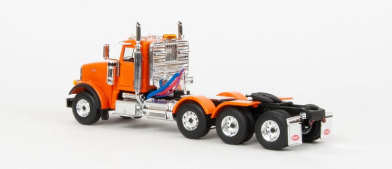 Load image into Gallery viewer, 1/50 - Model 367 Day Cab Orange &amp; Talbert 55SA Lowboy

