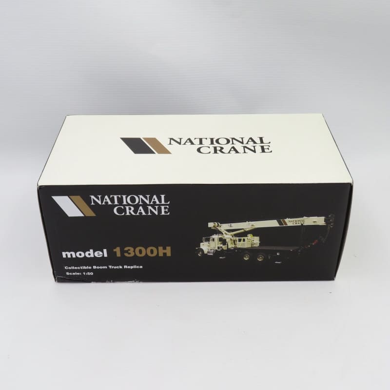 Load image into Gallery viewer, 1/50 - NATIONAL CRANE 1300H BOOM TRUCK COLOR IVORY DIECAST
