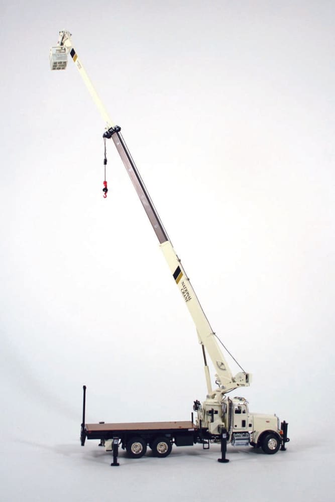 Load image into Gallery viewer, 1/50 - NATIONAL CRANE 1300H BOOM TRUCK COLOR IVORY DIECAST
