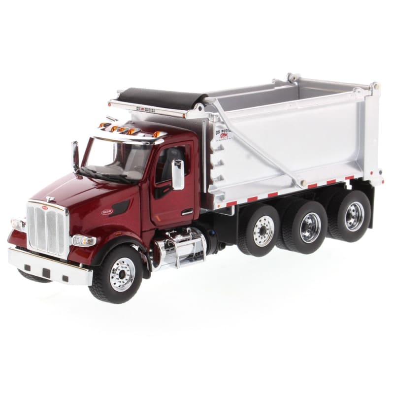 Load image into Gallery viewer, 1/50 - 567 SF Metallic Red Cab/ Dump Truck DIECAST | SCALE
