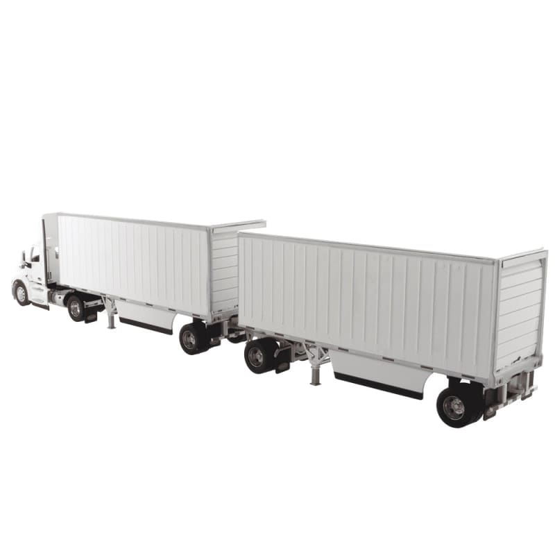 Load image into Gallery viewer, 1/50 - 579 single-axle Day Cab with 2 Wabash National 28ft
