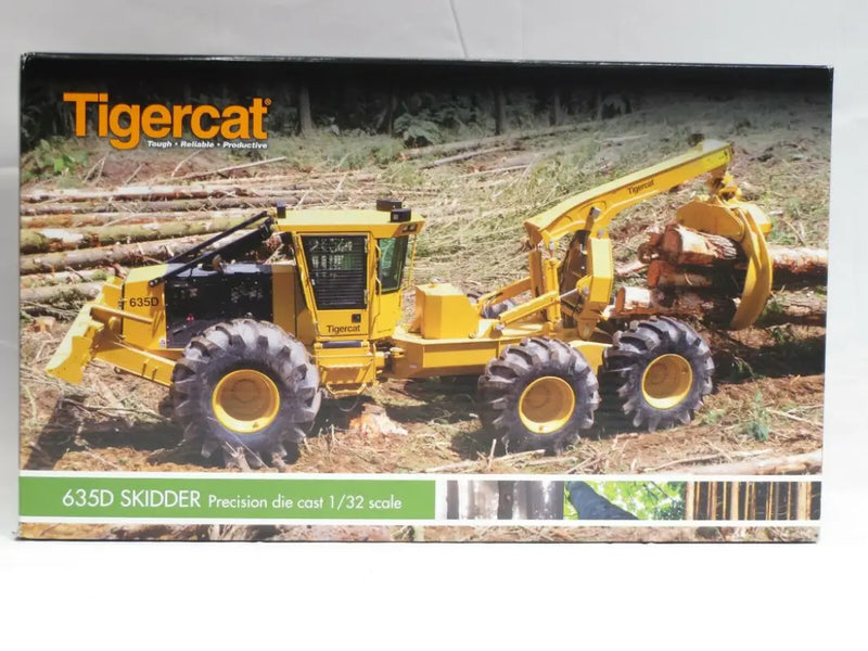 Chargez l&#39;image dans la visionneuse de la galerie, TIGERCAT - 1/32 - 635D SKIDDER - DIECAST | SCALE | FORESTRY
