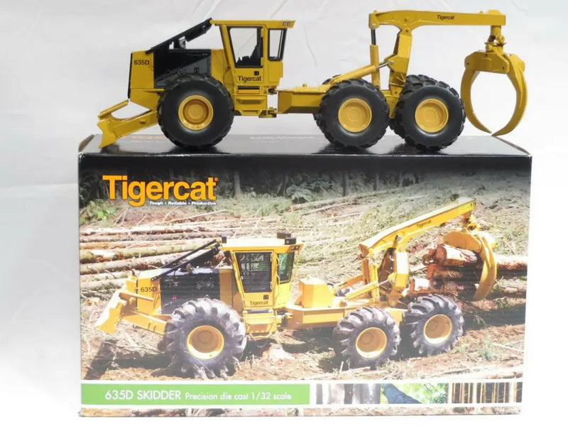 Chargez l&#39;image dans la visionneuse de la galerie, TIGERCAT - 1/32 - 635D SKIDDER - DIECAST | SCALE | FORESTRY
