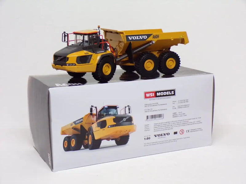 Chargez l&#39;image dans la visionneuse de la galerie, VOLVO - 1/50 - A60H ARTICULATED HAULER DUMP TRUCK - DIECAST
