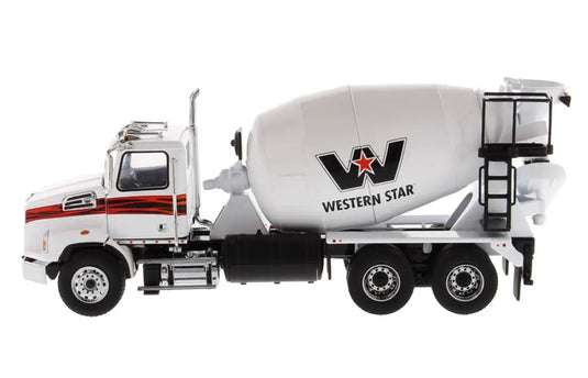 WESTERN STAR - 1/50 - 4700 SB CONCRETE MIXER WHITE CAB &