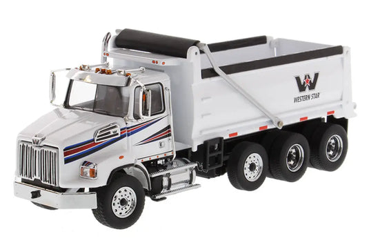 WESTERN STAR - 1/50 - 4700 SB DUMP TRUCK WHITE CAB AND BODY