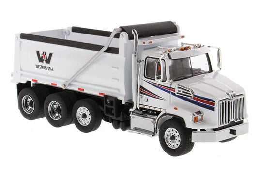 WESTERN STAR - 1/50 - 4700 SB DUMP TRUCK WHITE CAB AND BODY