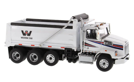 WESTERN STAR - 1/50 - 4700 SB DUMP TRUCK WHITE CAB AND BODY