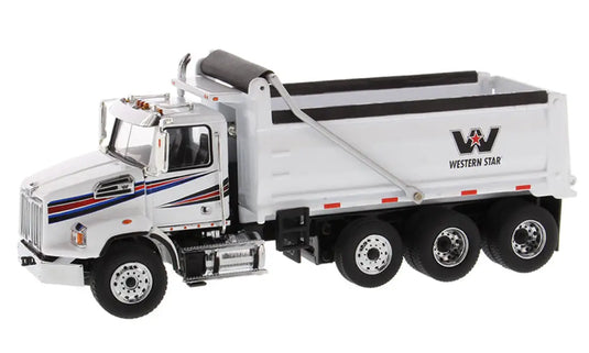 WESTERN STAR - 1/50 - 4700 SB DUMP TRUCK WHITE CAB AND BODY