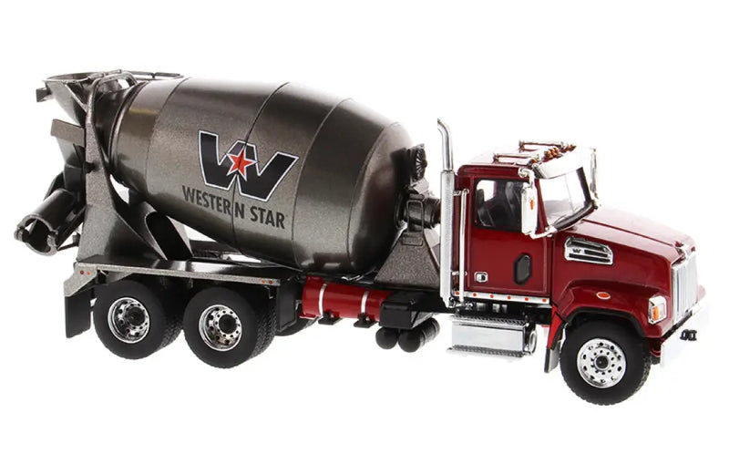 Load image into Gallery viewer, WESTERN STAR - 1/50 - 4700 SF CONCRETE MIXER RED CAB
