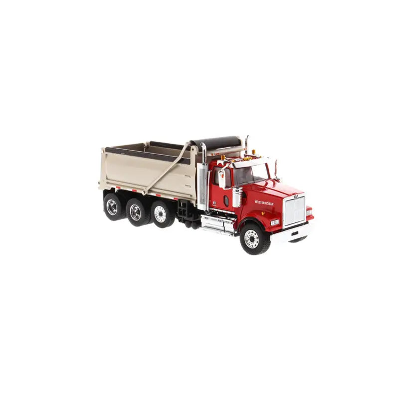 Chargez l&#39;image dans la visionneuse de la galerie, WESTERN STAR - 1/50 - 4900 SF DUMP TRUCK RED CAB MATTE
