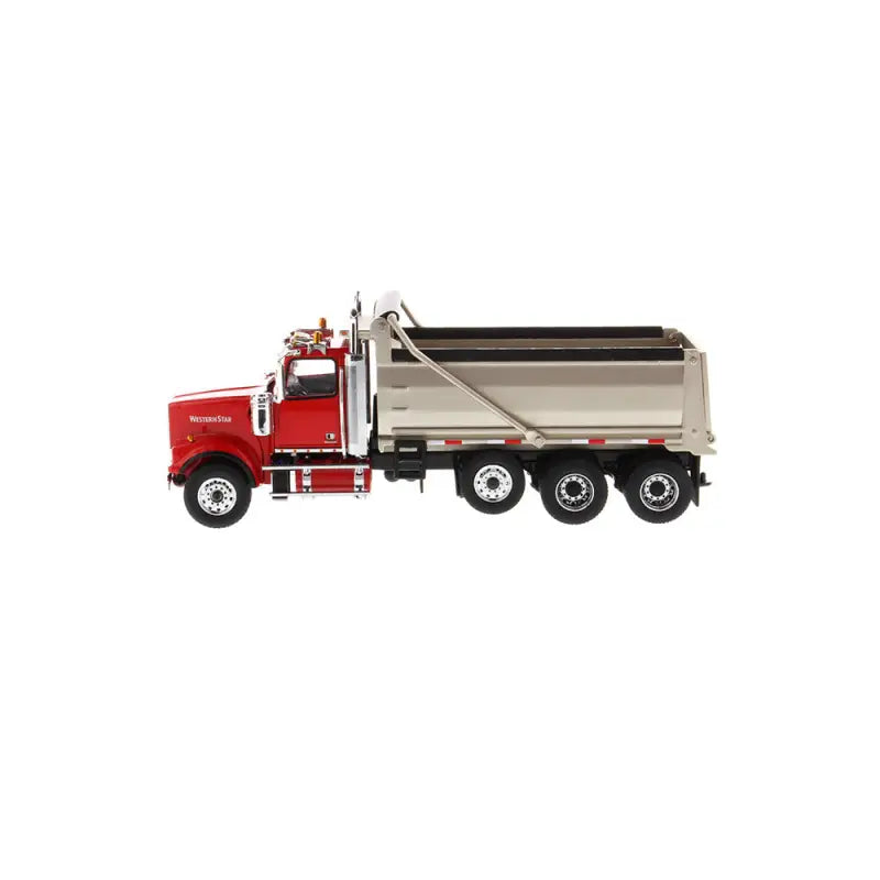 Chargez l&#39;image dans la visionneuse de la galerie, WESTERN STAR - 1/50 - 4900 SF DUMP TRUCK RED CAB MATTE
