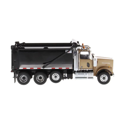 WESTERN STAR - 1/50 - 4900 SF OX STAMPEDE DUMP TRUCK/GOLD