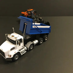 1/50 - Western Star 4700 (white) 12 Wheelers Dump Truck