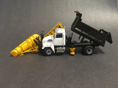 1/50 - Western Star 4700 (white) 6 Wheels Dump Truck Snow Equipped