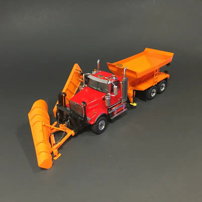 WESTERN STAR - 1/50 - WESTERN STAR 4900 (RED) SNOW EQUIPPED