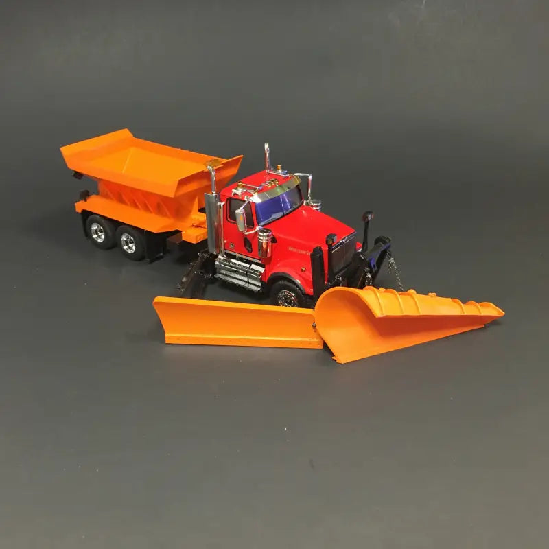 Load image into Gallery viewer, WESTERN STAR - 1/50 - WESTERN STAR 4900 (RED) SNOW EQUIPPED
