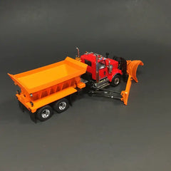 1/50 - Western Star 4900 (red) Snow Equipped (orange)