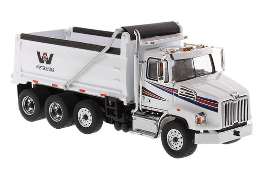 1/50 - 4700 SB Dump Truck White Cab and Body DIECAST | SCALE