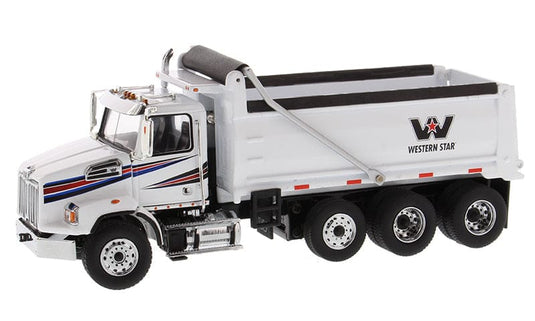 1/50 - 4700 SB Dump Truck White Cab and Body DIECAST | SCALE