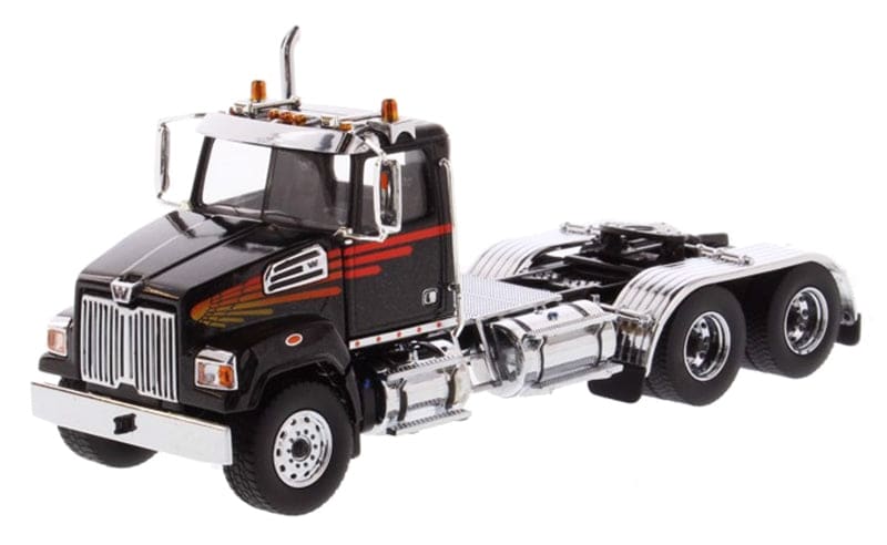 Load image into Gallery viewer, 1/50 - 4700 SF Tandem Tractor Metallic Black Cab DIECAST
