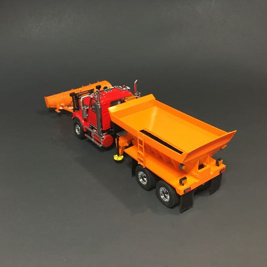 1/50 - Western Star 4900 (RED) Snow Equipped (Orange)