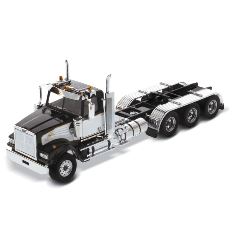 Load image into Gallery viewer, 1/50 - 4900 SF Day Cab Tridem Tractor Black with white
