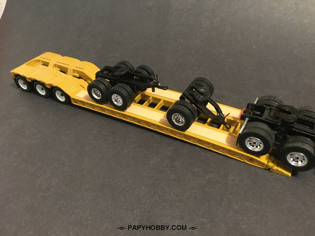 Herpa 051453-002 Dolly Trailer Chassis 2 Axle Model Set, Black Herpa 051453-002 Dolly Trailer Chassis 2 Axle Model Set, Black